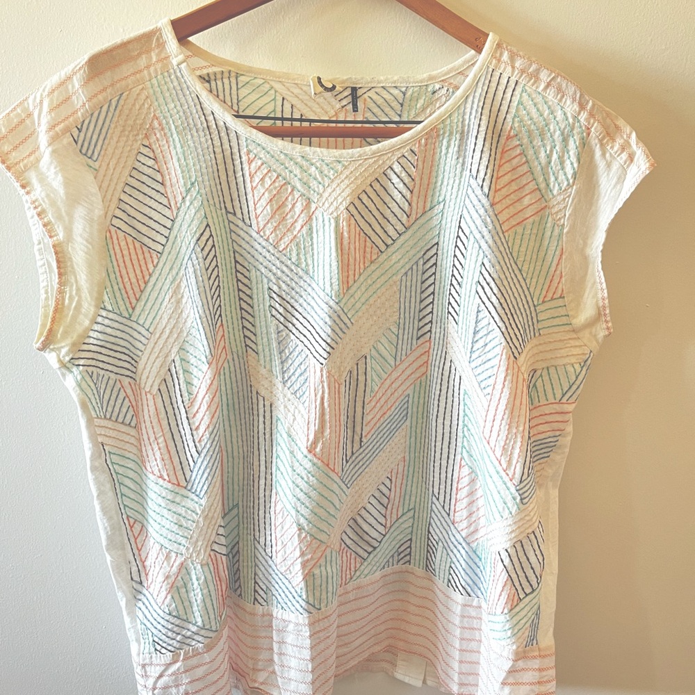 Women’s Anthropologie Akemi + Kin - Embroidered Top - Size XL